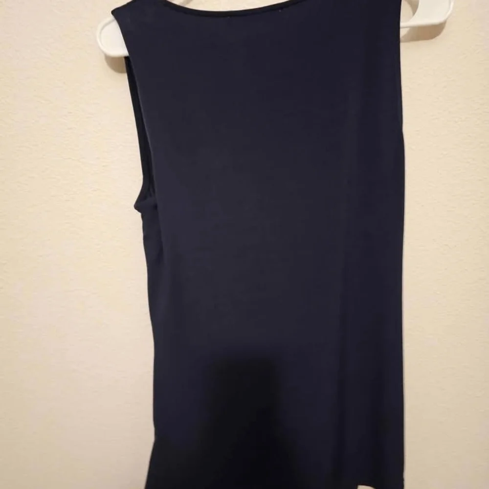 Michael Kors Top M Navy Blue Sleeveless